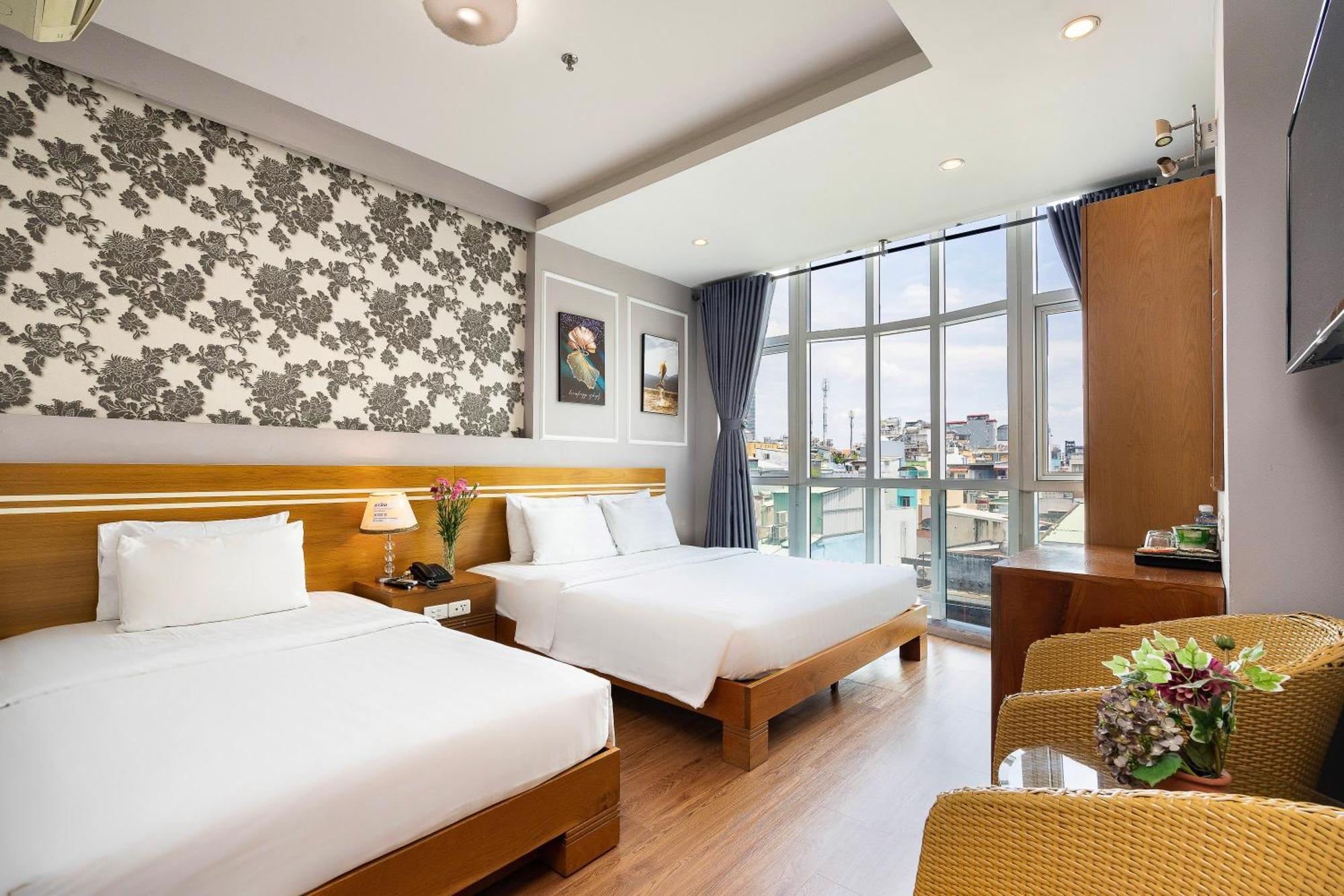 Lucky Star Hotel 266 De Tham Ho Chi Minh-Byen Eksteriør billede